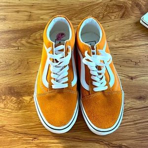Burnt orange vans sneakers NWOT